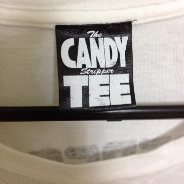 Candy Stripper(キャンディーストリッパー)の値下げ【難アリ】トラKISSキャンデイＴ レディースのトップス(Tシャツ(半袖/袖なし))の商品写真