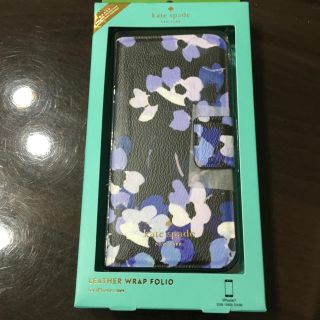 ケイトスペードニューヨーク(kate spade new york)の新品未使用  ケイトスペード 手帳型iPhoneケース(iPhoneケース)