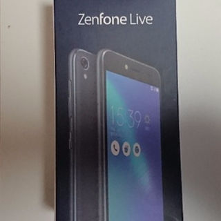 エイスース(ASUS)の新品・未開封　ZenFone Live　ネイビーブラック　SIMフリー(スマートフォン本体)