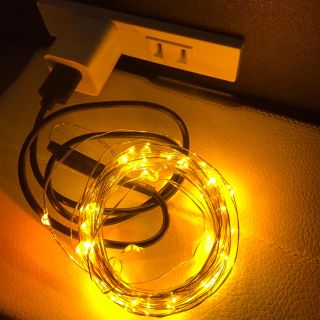 大好評 USB.LED イルミネーション ライト 5m50灯(フロアスタンド)