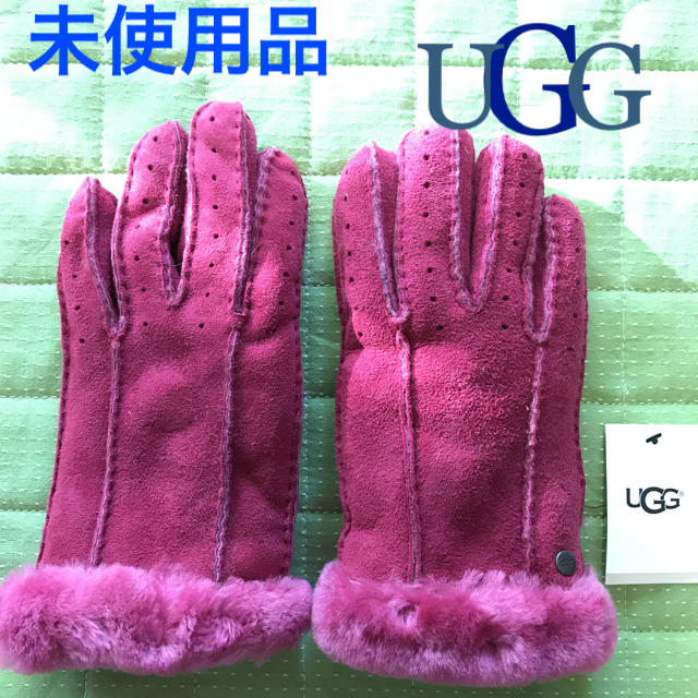 【未使用品】 アグ UGG ムートン 手袋 グローブ