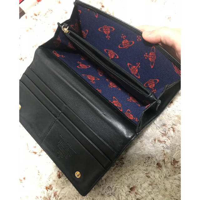 Vivienne Westwood(ヴィヴィアンウエストウッド)のvivienne westwood 黒長財布 レディースのファッション小物(財布)の商品写真