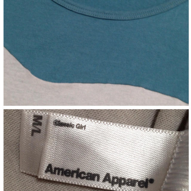 American Apparel(アメリカンアパレル)のアメリカンアパレル バイカラー Tシャツ レディースのトップス(Tシャツ(半袖/袖なし))の商品写真