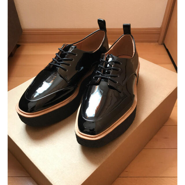 ZARA(ザラ)のZARA プラットフォームブルーチャーシューズ  靴 レディースの靴/シューズ(ローファー/革靴)の商品写真