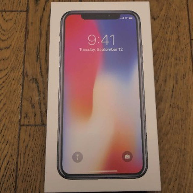 未開封品‼️ iPhone X Space Gray 256 GB SIMフリー