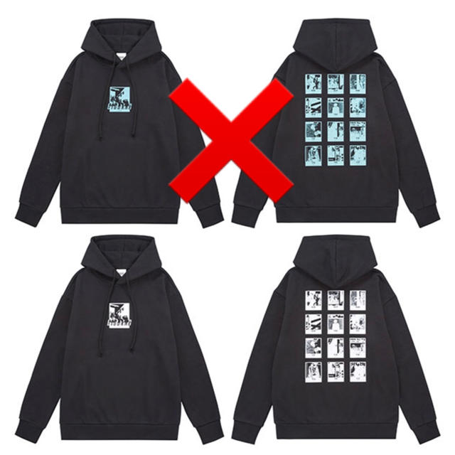 NONAGON HOODIE パーカー BIGBANG 白 Lのサムネイル