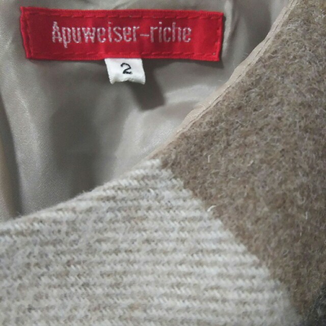 Apuweiser-riche(アプワイザーリッシェ)のOneOne様専用【美品】Apuweiser-richeウールワンピース レディースのワンピース(ひざ丈ワンピース)の商品写真