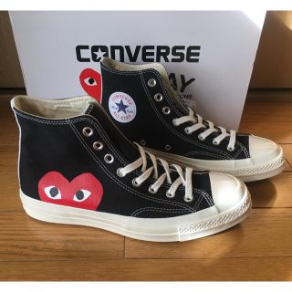 コムデギャルソン(COMME des GARCONS)の【新品未使用】US8 コンバース コムデギャルソン  ハイカット スニーカー(スニーカー)