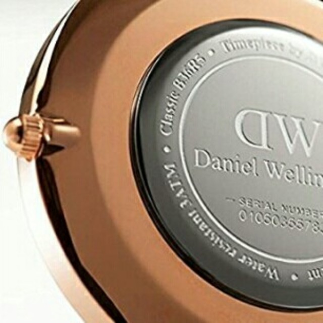 Daniel Wellington 40mm DW00100127 ゴールド