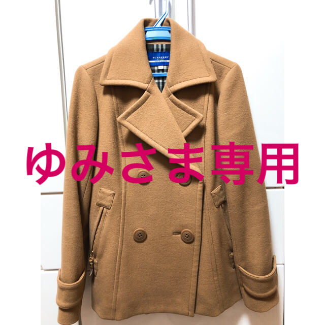 BURBERRY BLUE LABEL(バーバリーブルーレーベル)のバーバリーブルーレーベル Ｐコート レディースのジャケット/アウター(ピーコート)の商品写真