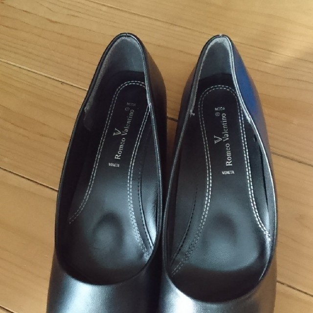 26cm EEE★黒パンプス★ブラック レディースの靴/シューズ(ハイヒール/パンプス)の商品写真