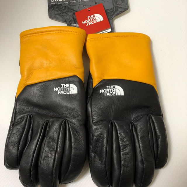 Supreme(シュプリーム)のL the north face Supreme Leather Glove メンズのファッション小物(その他)の商品写真