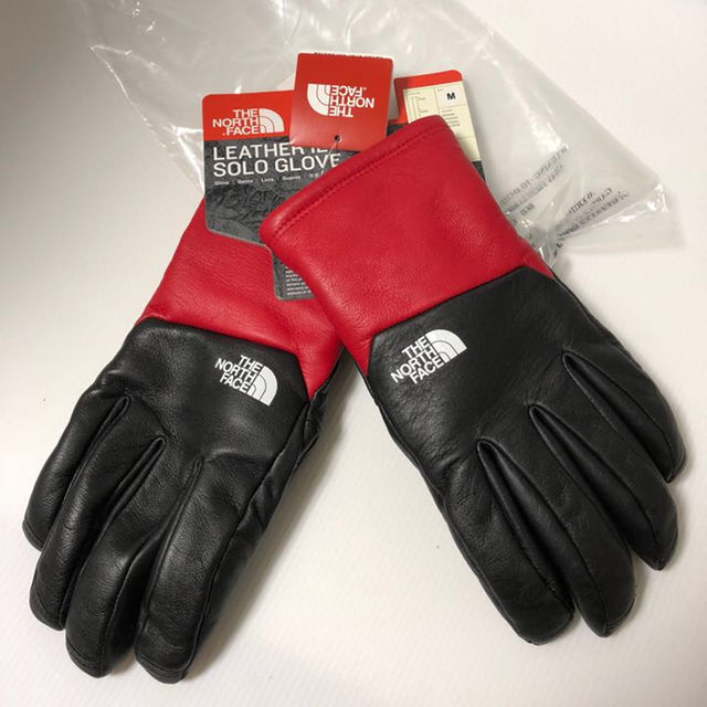 人気カラーの M 赤 - Supreme the Glove Leather Supreme face north ...