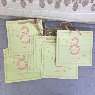 ラデュレ(LADUREE)のLADUREE　ラデュレ　紙袋　ショッパー✖️6枚(ショップ袋)