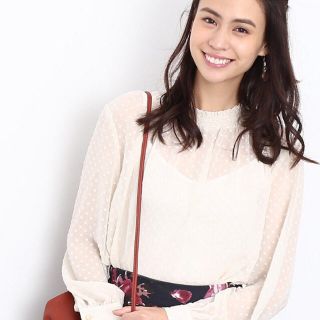 ロペピクニック(Rope' Picnic)のゆっち様 新品ロペピクニック  シフォンブラウス キナリ 38 (シャツ/ブラウス(長袖/七分))