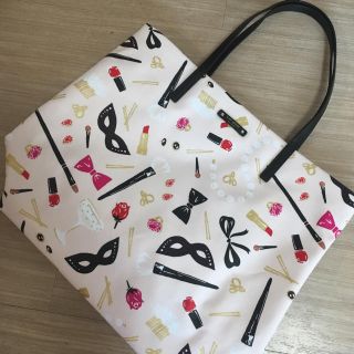 ケイトスペードニューヨーク(kate spade new york)のケイトスペード♡Ａ4okコスメ柄トートバッグ♡新品未使用(トートバッグ)