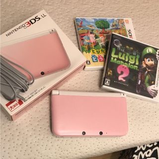 ニンテンドー3DS(ニンテンドー3DS)のニンテンドー3DS LL本体➕ソフト2つセット(携帯用ゲーム機本体)