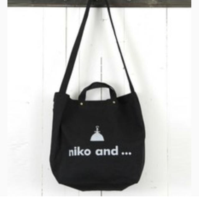 niko and...(ニコアンド)のニコアンドトートバッグ黒 レディースのバッグ(トートバッグ)の商品写真