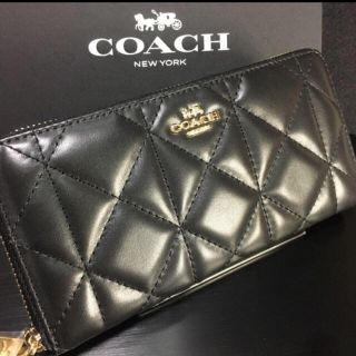 COACH - 限定セール❣️新品コーチ長財布F53637キルティングレザー