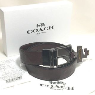 コーチ(COACH)の本物保証！新品 ﾀｸﾞ付 ｺｰﾁ ｷﾞﾌﾄﾎﾞｯｸｽ 袋 F55157 (ベルト)