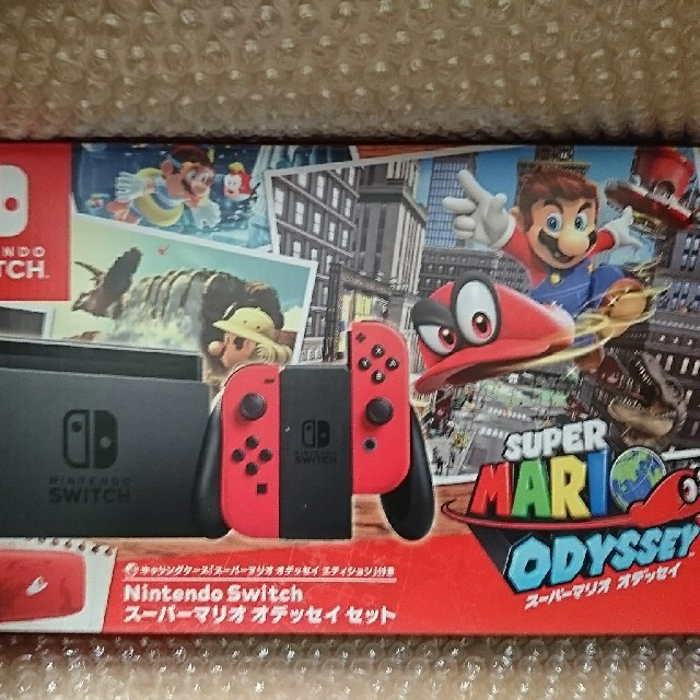 新品 保証あり ニンテンドースイッチ マリオオデッセイセット 本体