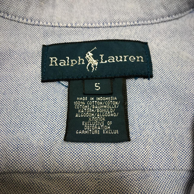 POLO RALPH LAUREN(ポロラルフローレン)のうし様専用♡ポロラルフローレン キッズ 110〜120㎝ シャツ ボタンダウン キッズ/ベビー/マタニティのキッズ服男の子用(90cm~)(Tシャツ/カットソー)の商品写真