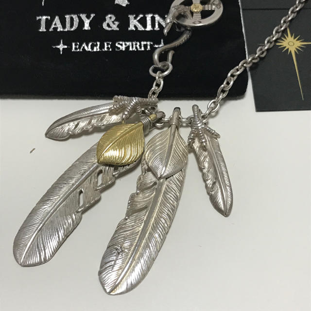 goro's(ゴローズ)の【最終値下げ】TADY&KING フェザー ネックレス カスタム セット メンズのアクセサリー(ネックレス)の商品写真