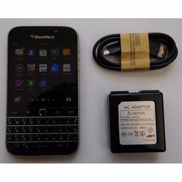 美品！SIMフリーBlackBerry Classic Q20 SQC100-4