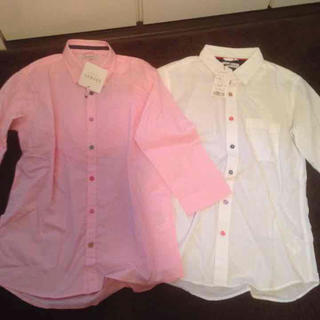 ウィゴー(WEGO)のWEGO カラフルボタンシャツ二枚新品(Tシャツ/カットソー(七分/長袖))