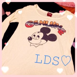 エルディーエス(LDS)の最終値下げLDS ミッキー難あり↯(Tシャツ(長袖/七分))