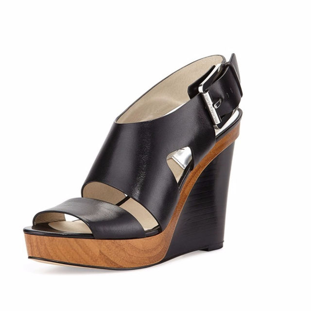 MICHAEL KORS Carla Platform ウェッジ サンダル MICHAEL KORS Carla Platform ウェッジ サンダル