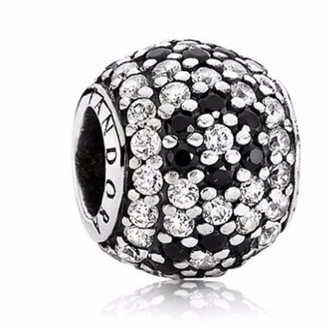 レディースPANDORA Black Pavé Cherry ペンダント チャーム