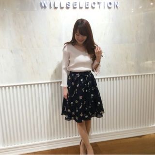 ウィルセレクション(WILLSELECTION)のウィルセレクション☆リブフレアープルオーバー(ニット/セーター)