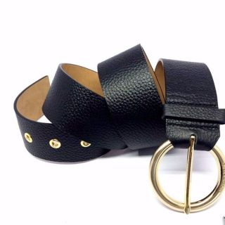 マイケルコース(Michael Kors)のMICHAEL KORS Panel Grommet Belt  レザー ベルト(ベルト)