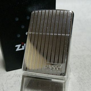 ジッポー(ZIPPO)の新品❤16F'Zippoプラチナ仕上げ❤エンジンターン❤送料無料❤(タバコグッズ)