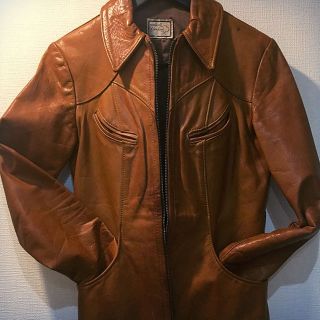 サンローラン(Saint Laurent)の70s ナチュラルコンフォート ビンテージ レザー(レザージャケット)