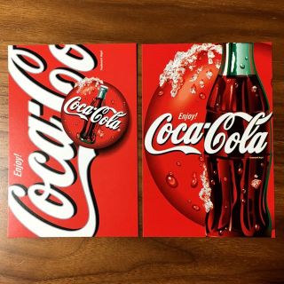 コカコーラ Coca Cola 非売品 ポストカード 5枚セット(使用済み切手/官製はがき)