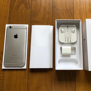 アイフォーン(iPhone)のiPhone6 64GB スペースグレイ ドコモ(スマートフォン本体)