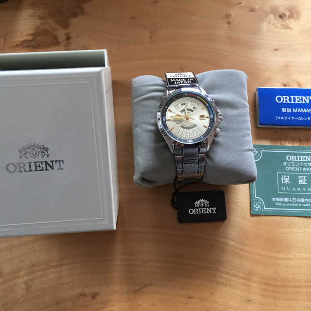 ORIENT(オリエント)の⭐️更に更に値下げ！新品未使用！オリエント自動巻き腕時計 メンズの時計(その他)の商品写真