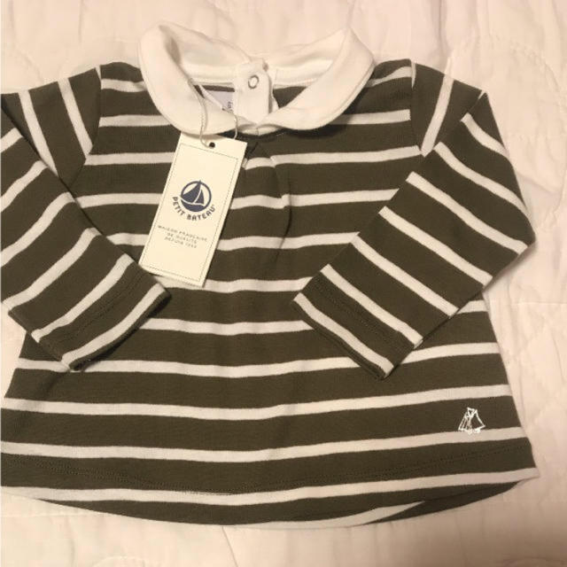 PETIT BATEAU(プチバトー)のひーちゃんママ様試着のみ プチバトー カットソー キッズ/ベビー/マタニティのベビー服(~85cm)(シャツ/カットソー)の商品写真