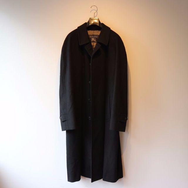【史上最も激安】 BURBERRY N13 【美品】Burberrys(バーバリー) ブラックロングコート - チェスターコート