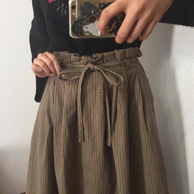 ehka sopo(エヘカソポ)のお取り置き中☆ehkasopo チェックスカート レディースのスカート(ひざ丈スカート)の商品写真