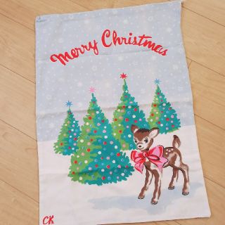 キャスキッドソン(Cath Kidston)のキャスキッドソン☆クリスマスBIG巾着バッグ(その他)