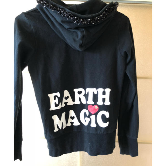 EARTHMAGIC(アースマジック)のアースマジック パーカー 130 140 キッズ/ベビー/マタニティのキッズ服女の子用(90cm~)(ジャケット/上着)の商品写真