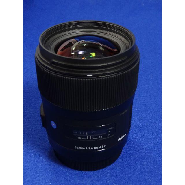 SIGMA(シグマ)の新品同様 EOS用 シグマ 35mm F1.4 DG HSM スマホ/家電/カメラのカメラ(レンズ(単焦点))の商品写真