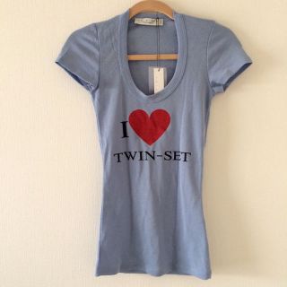 ツインセット(TWIN-SET)の【新品未使用】TWIN-SET♡Tシャツ(Tシャツ(半袖/袖なし))