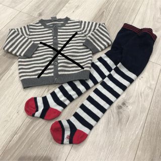 プチバトー(PETIT BATEAU)のくうちゃん様専用 プチバトー タイツ(カーディガン/ボレロ)