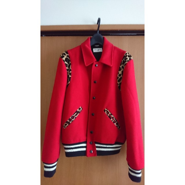 14AW SAINT LAURENT レオパード テディジャケット サンローラン