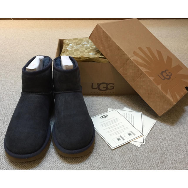 UGG アグ ムートン ショート ブーツ クラシックミニ ネイビー 7