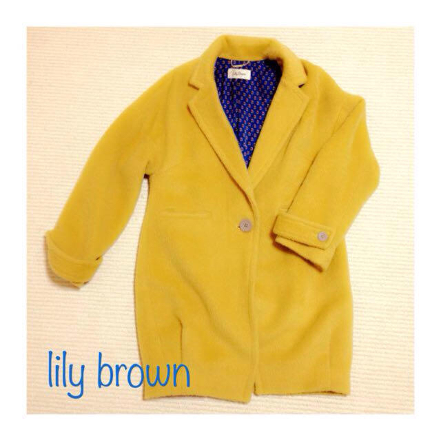 Lily Brown(リリーブラウン)のリリーブラウン アルパカチェスターコート レディースのジャケット/アウター(チェスターコート)の商品写真